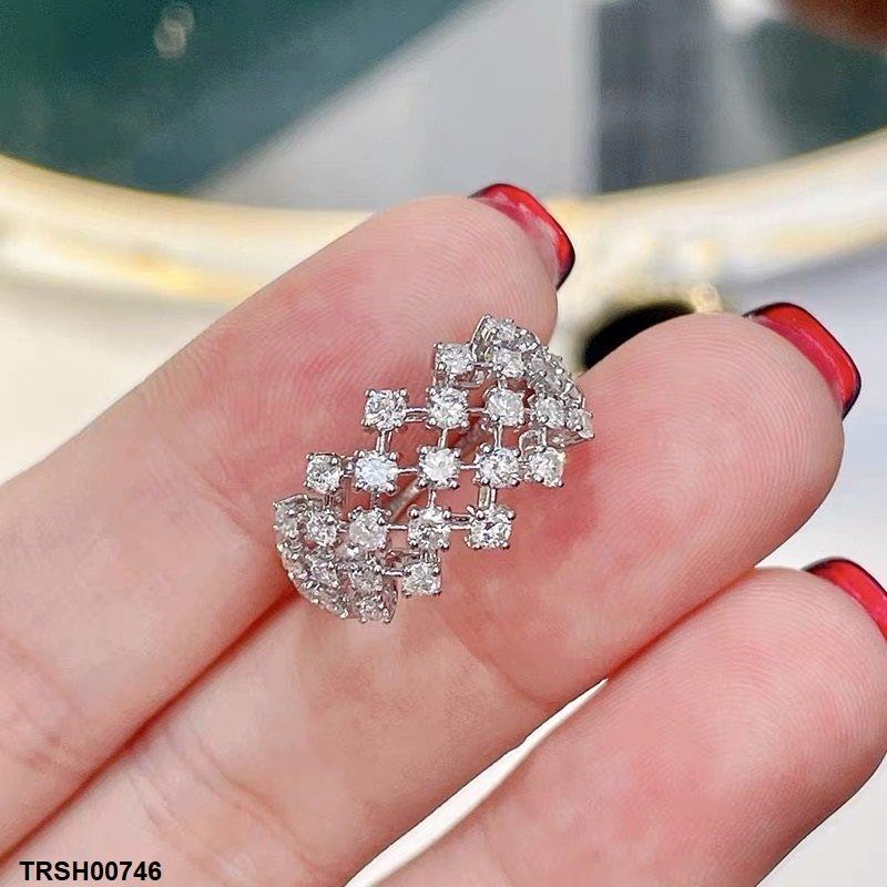 TRSH00746 CJD Cross Stone Ring - TRSH