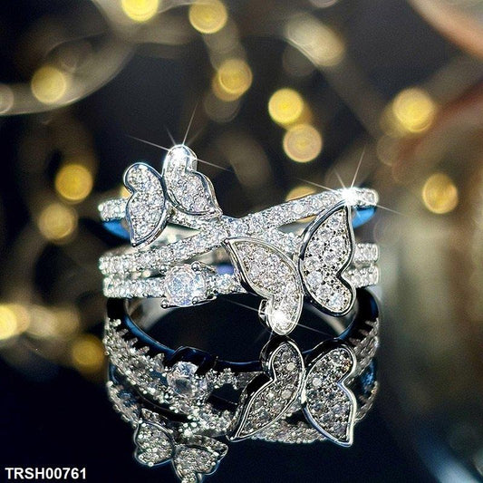 TRSH00761 CSH Double Butterfly Ring - TRSH