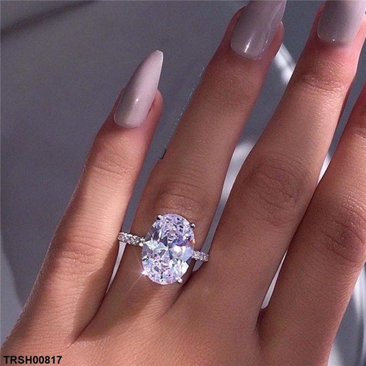 TRSH00817 KYC Oval ZIRCON Ring - TRSH