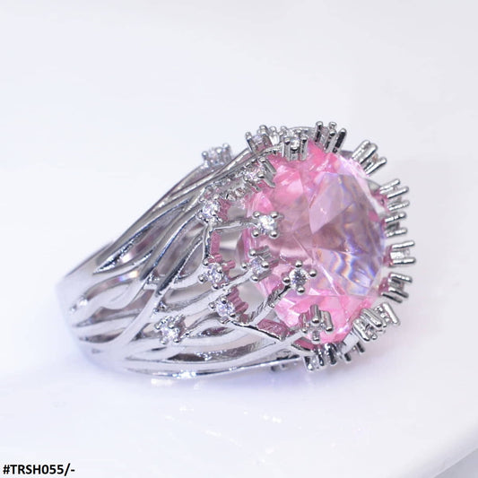 TRSH055 GWH Up Level ZIRCON Diamond Ring