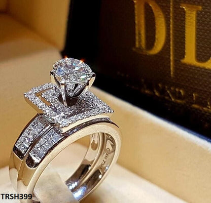 TRSH399 KYC Cathedral Twice ZIRCON Ring