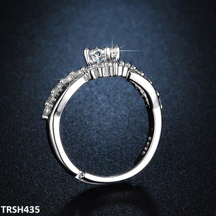 TRSH435 ZFQ Imp Crown Adjustable Ring