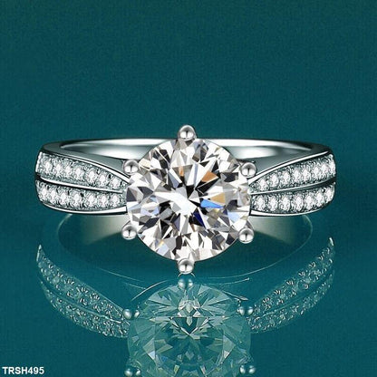 TRSH495 BLX Stylish Round Ring Adjustable