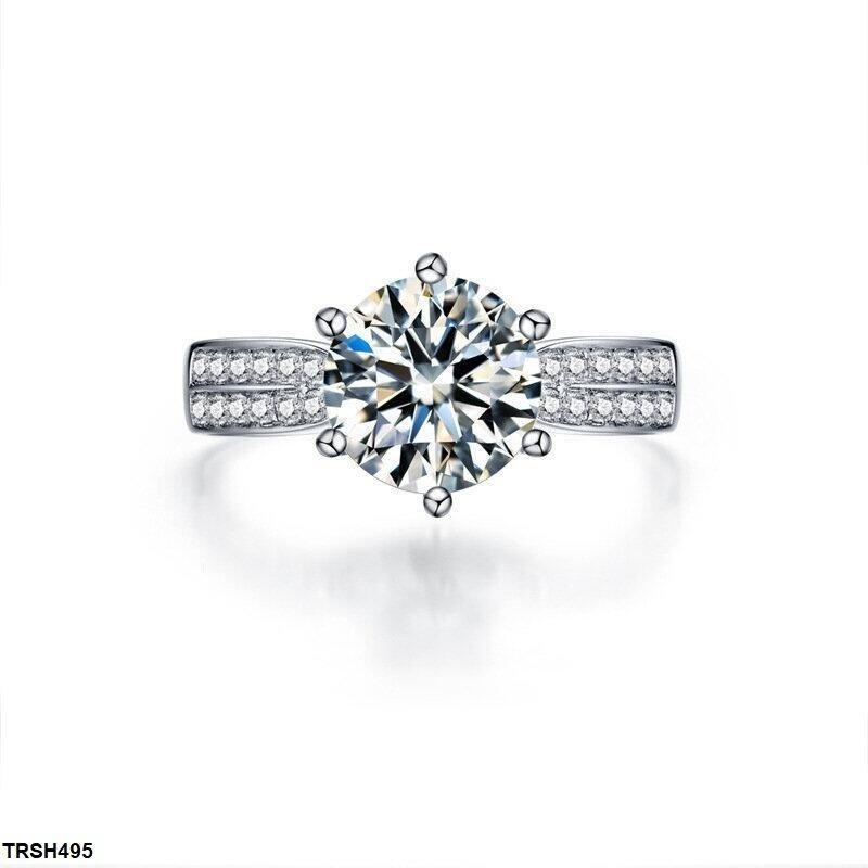 TRSH495 BLX Stylish Round Ring Adjustable