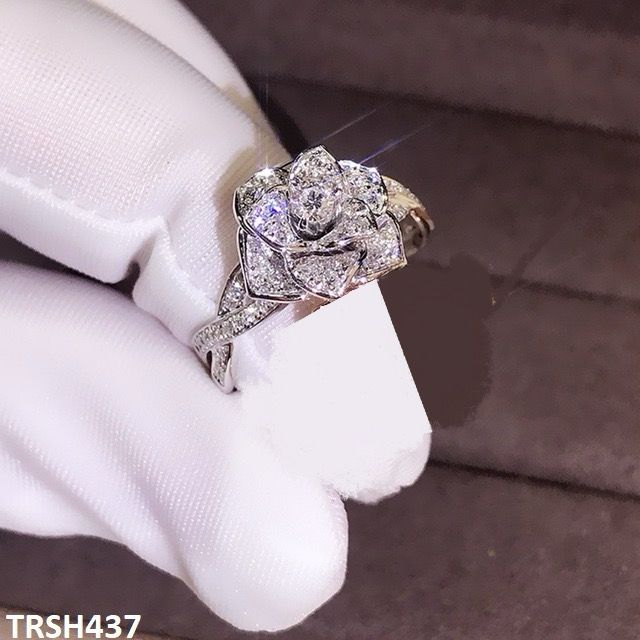 TRSH437 KYC Imp Rose ZIRCON  Ring