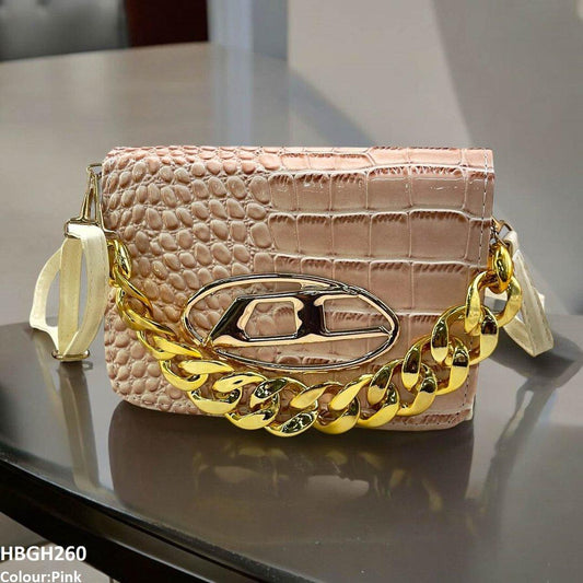 HBGH260 CYG Chain Oval Batch Hand Bag