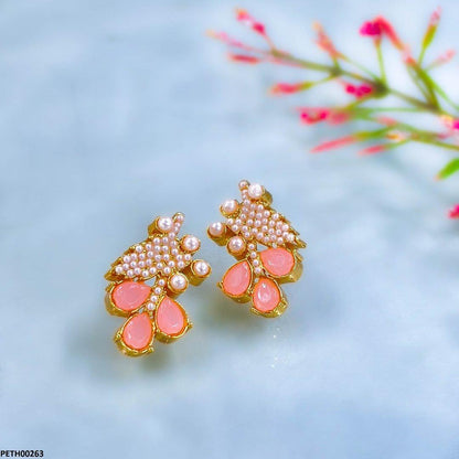 PETH00264 MZM Pearl Leaf Tops Pair - PETH