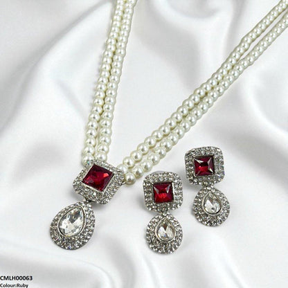 CMLH00063 SDQ Square/Tear Drop Mala Set - CMLH