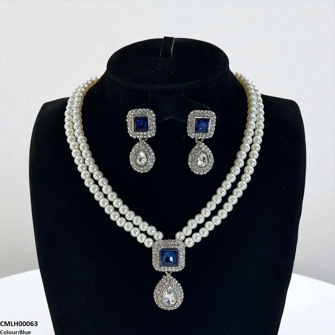 CMLH00063 SDQ Square/Tear Drop Mala Set - CMLH