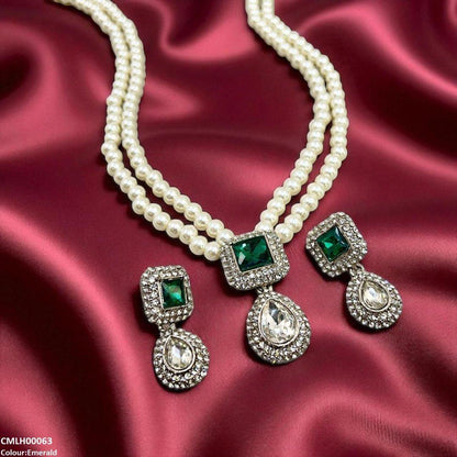 CMLH00063 SDQ Square/Tear Drop Mala Set - CMLH