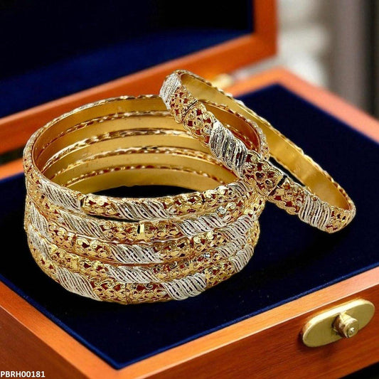PBRH00181 MZM Antique Bangles 6 Pcs Set - PBRH