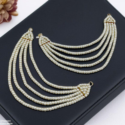 OTH00001  FRN Round Pearl Earring Saharay - OTHH