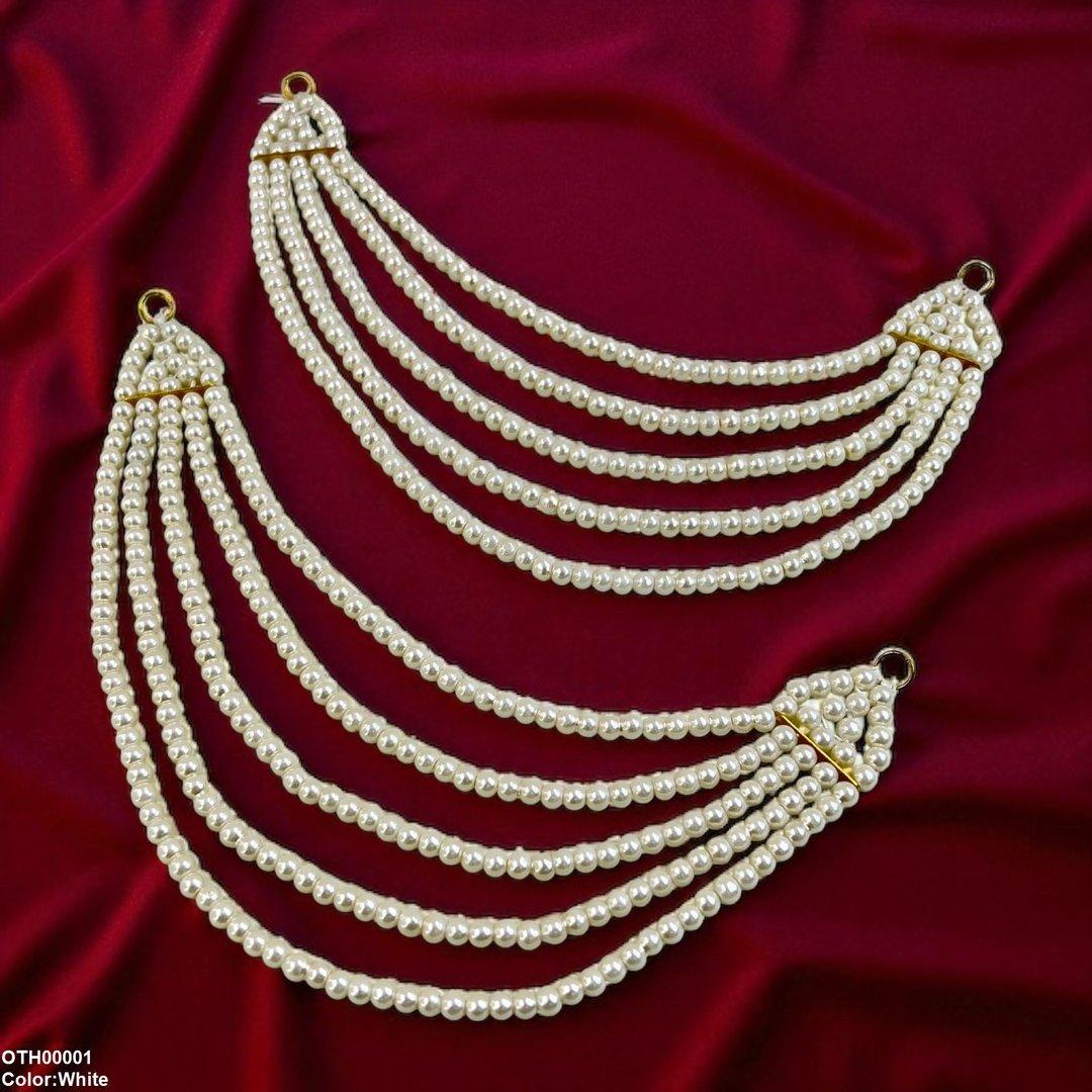 OTH00001  FRN Round Pearl Earring Saharay - OTHH