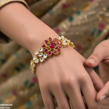 PBRH00206 FRN Tear Flower Bracelet - PBRH