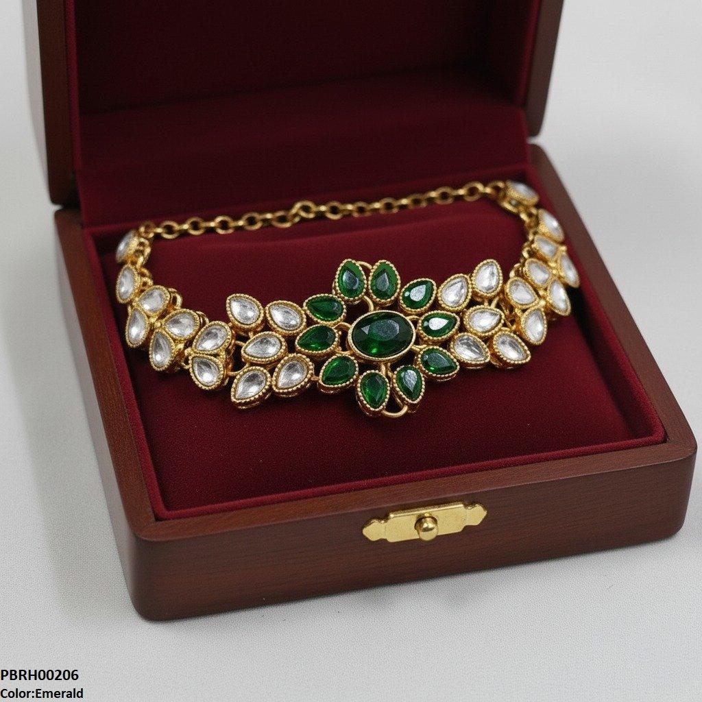 PBRH00206 FRN Tear Flower Bracelet - PBRH