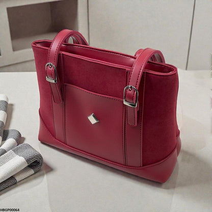 HBGP00064 Maroon Crest Tote