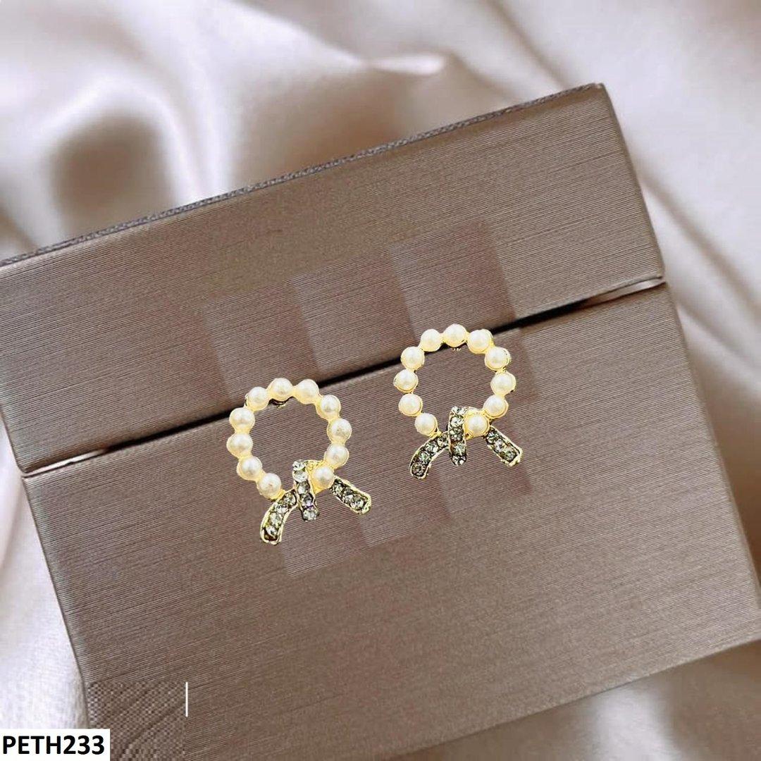 PETH233-SDQ PETH233 SDQ Pearl Round Tops Pair
