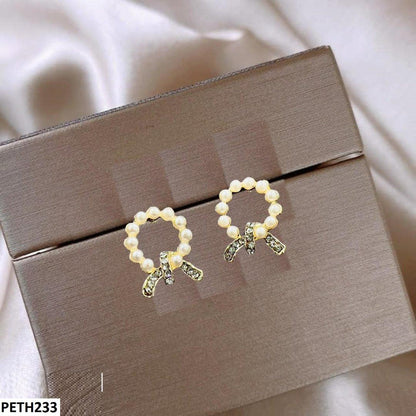 PETH233-SDQ PETH233 SDQ Pearl Round Tops Pair