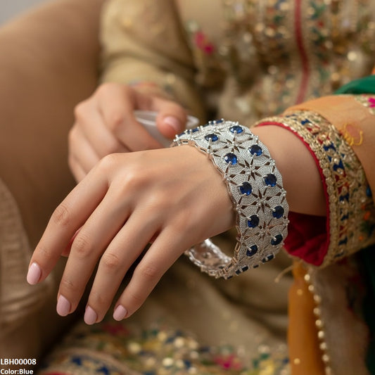 LBH00008 ANI Round Flower Bangle Set - LBH