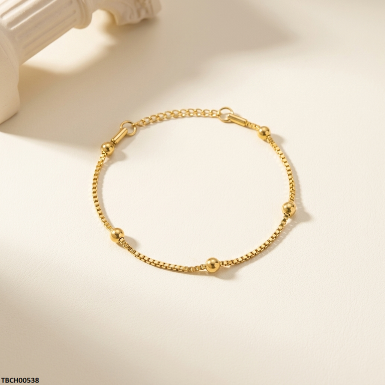 TBCH00538 MSJ Stainless Steel Ball Bracelet - TBCH