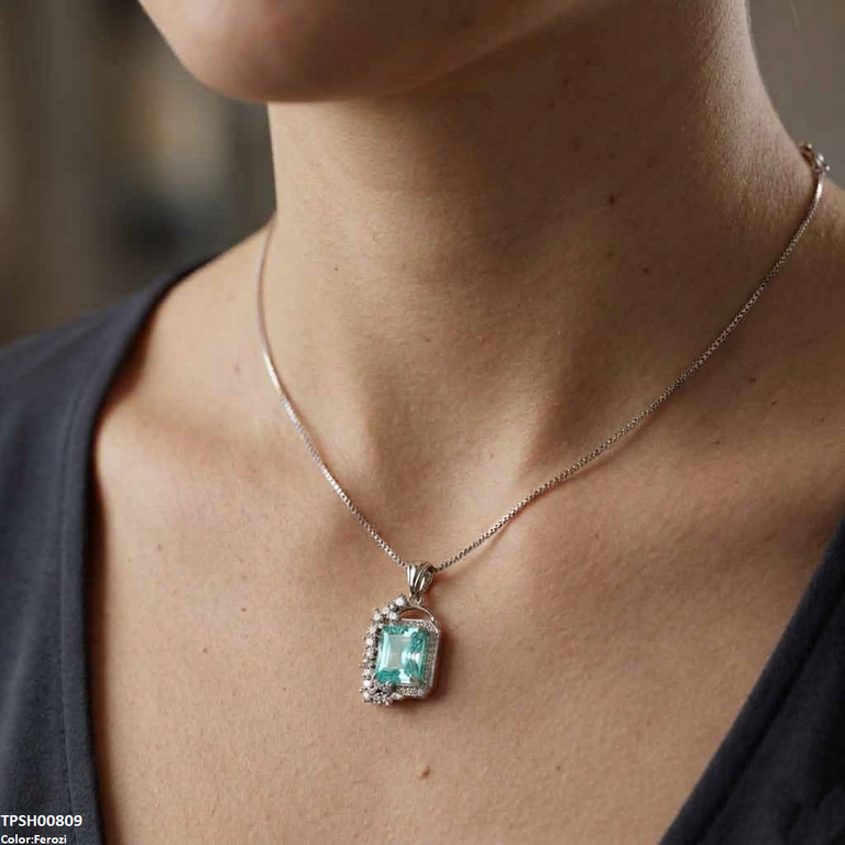 TPSH00809 MSJ   Leaf/Square Pendant - TPSH