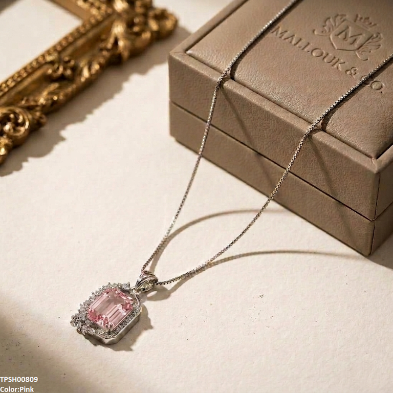 TPSH00809 MSJ   Leaf/Square Pendant - TPSH