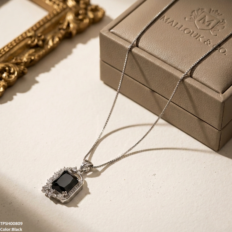 TPSH00809 MSJ   Leaf/Square Pendant - TPSH