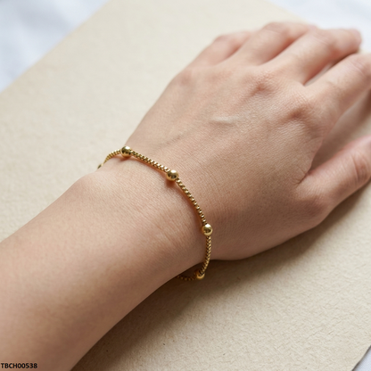 TBCH00538 MSJ Stainless Steel Ball Bracelet - TBCH