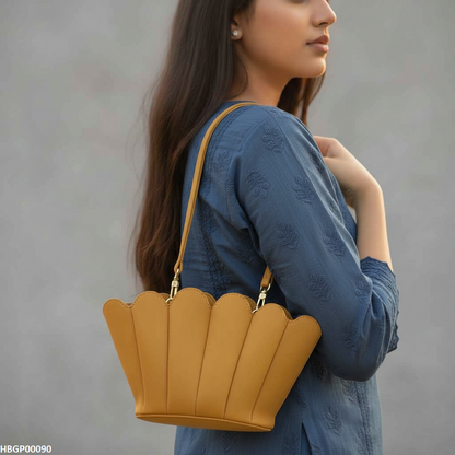 HBGP00090 Velvet Shell Ladies Handbag