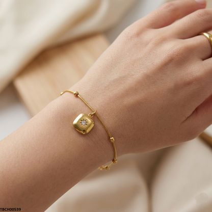 TBCH00539 MSJ Stainless Steel Star Bracelet - TBCH