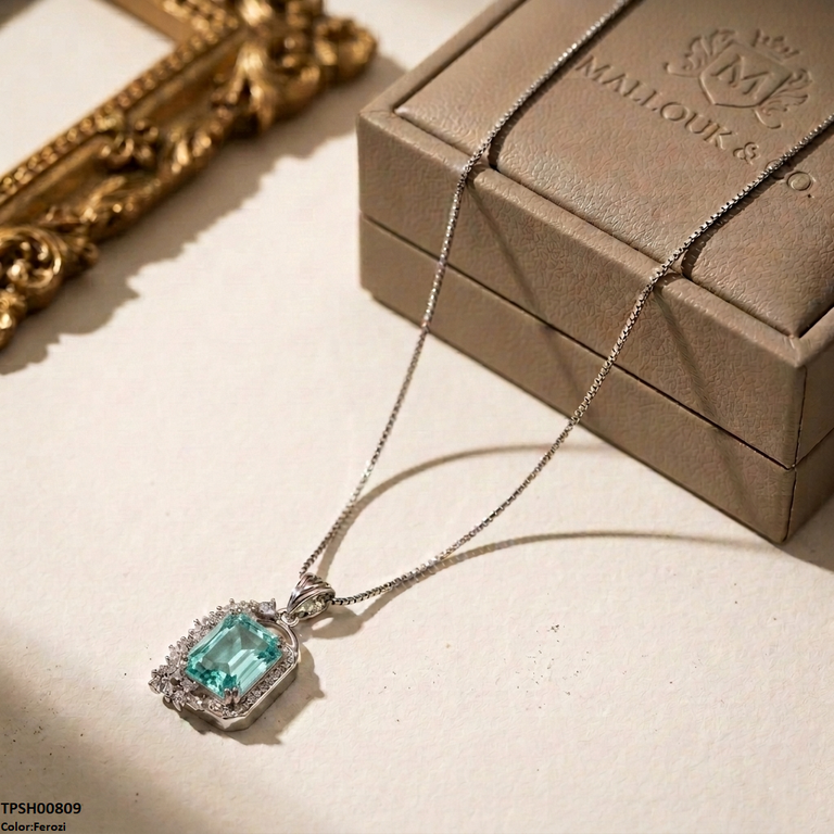 TPSH00809 MSJ   Leaf/Square Pendant - TPSH