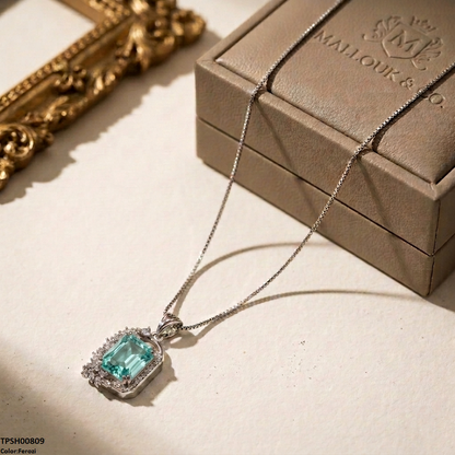 TPSH00809 MSJ   Leaf/Square Pendant - TPSH